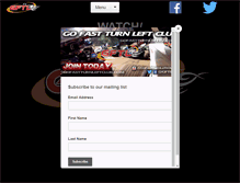 Tablet Screenshot of gofastturnleftclub.com